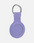 Lilac Silicone AirTag Holder Keychain with Secure Ring
