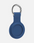 Lilac Silicone AirTag Holder Keychain with Secure Ring